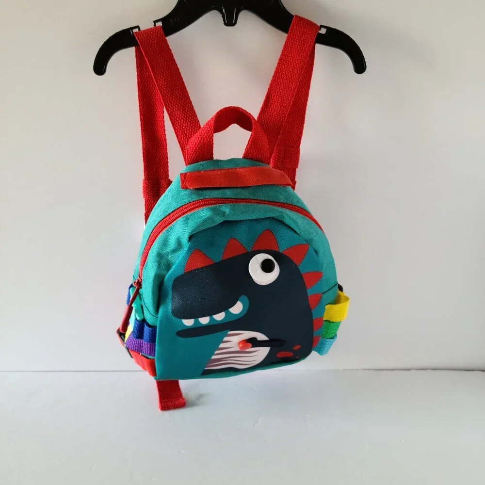 SENSORY TOY BACKPACK FOR TODDLERS AGES 3 + COLORFUL/EDUCATIONAL
